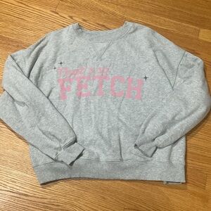 New American Eagle Gray 'That's So Fetch' Sweater Mean Girls